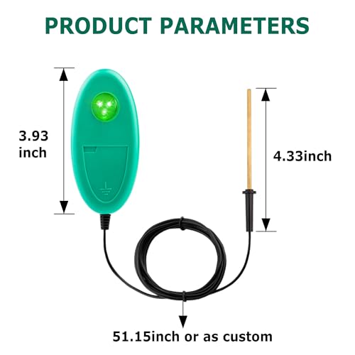 Electric Fence Tester with LED Indicator Lights for pulsed energizers, 1PC - style: 1 Pack