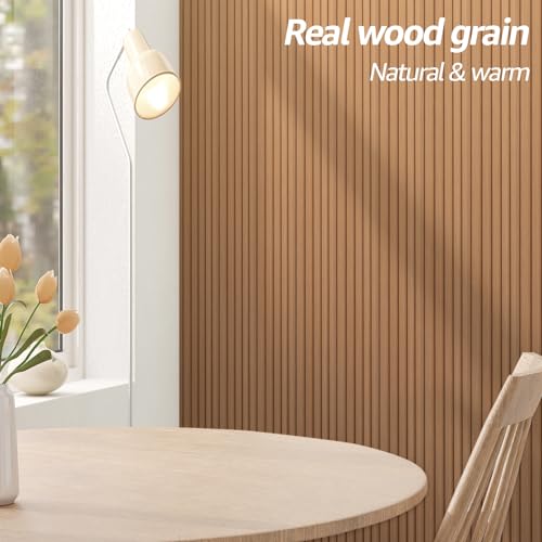 Art3d 48 x 6 Inch WPC Slat Wall Panels, 3D Wall Accents, 16-Pack, Boxwood | Real Wood Grain, Durable, Water Resistant, Wear-Resistant, No Emission, Eco-Friendly, Easy to Care, for Living Room, Bedroom - color: Boxwood, size: 48" * 6"