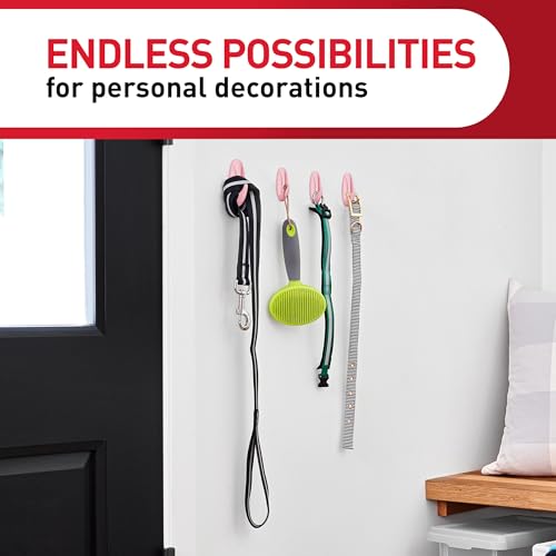 Command Medium Designer Hooks, 9 Hooks, 12 Strips - color: Blossom