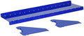 Wall Control Shelf 4in Deep Pegboard Shelf Assembly Pegboard and Slotted Tool Board - Blue - color: Blue