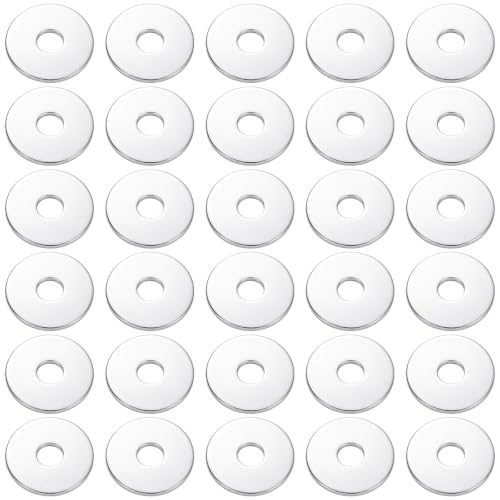 Acrux7 400PCS Steel Fender Flat Washers 5/16" x 1-1/5" Fender Washer, 2mm