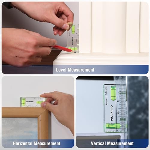 WORKPRO 3 Inch Magnetic Pocket Level - size: 3 Inch