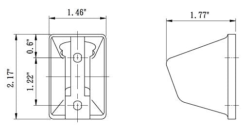 Dura Faucet DF-SA156-BQ RV Handheld Shower Wand Bracket (Bisque) - color: Bisque Parchment