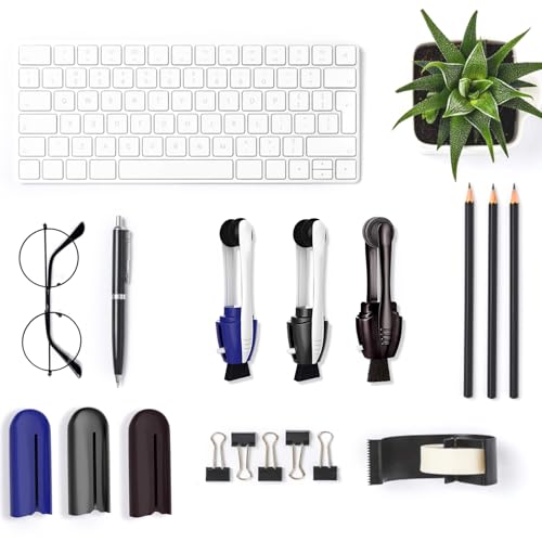Eye Glasses Cleaner (3pc), Portable Carbon Eyeglass Cleaner, Microfiber Spectacles Mini Sunglasses Brush Soft Brush Cleaning Tool for Lens