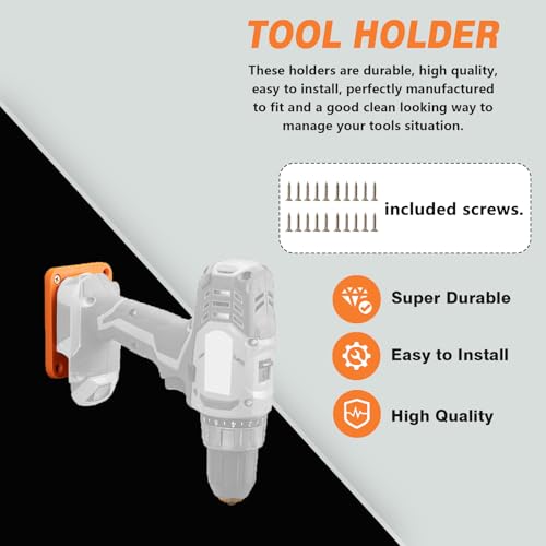 Tool Holder Compatible for Ridgid 18V Drill - size: 5 PACK，fit for R87004 18V Tool