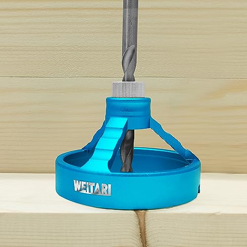 Drill Press Guide Jig,6/7/8/9/10mm Drill Bushings Vertical Hole Woodworking for Electric Power Hand Drill (Blue) - color: Blue