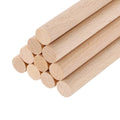 MECCANIXITY Wooden Dowel Rods,(7mm) 1/4 x 8 Inch Round Wooden Rod Unfinished Solid Wood Sticks Crafts Wand for Arts Decoration, Craft and DIY Projects Wand,Pack of 10 - size: (7mm)1/4 x 8 Inch