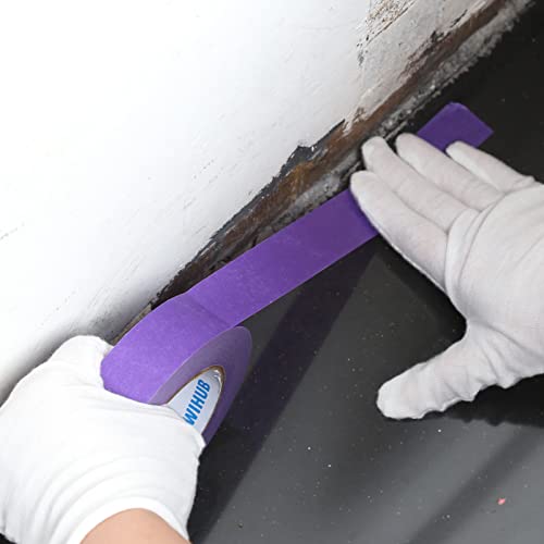 Purple Painters Tape,1 inch x 60 Yards - color: Purple