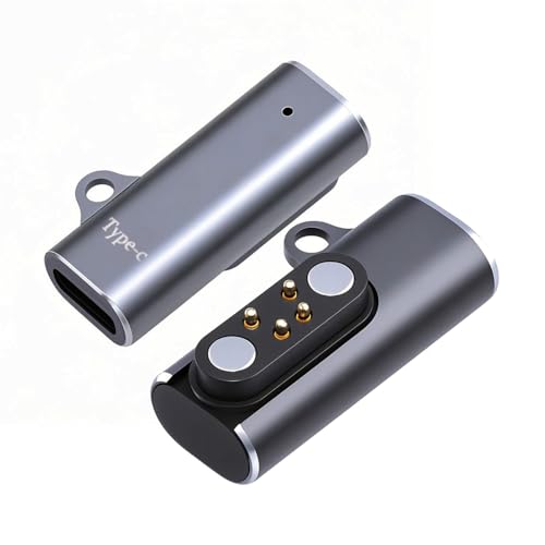 2pcs/lot Magnetic Charging Adapter USB Type-C to Pitch 2.5mm with 4-Pin Terraced Square Contacts Compatible with Bone Conduction Headphone - style: Pitch 2.5mm