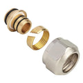AB 10 Pcs 5/8" PEX Radiant Manifold Connector/Adaptor/Tubing Nuts, Branch Ports Plumbing Fittings for AB/WiseWater 2-12 Loop Manifolds