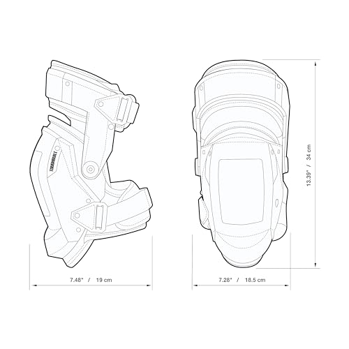 ToughBuilt - GelFit Thigh Support Stabilizer Knee Pads, TBL-KP-G3