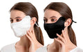 100% Mulberry Silk Lightweight Breathable Face Mouth Mask Cover Sunscreen Wind Against Dust Washed Reusable - color: Color#2