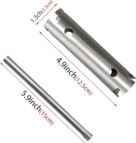HAUTMEC Sink Drain Wrench Set,Sink Strainer Lock Nut Wrench & Long‑Reach Double Working End Basket Strainer Wrench for Kitchen Sink Basket Strainer,1100701 - color: Wrench Set
