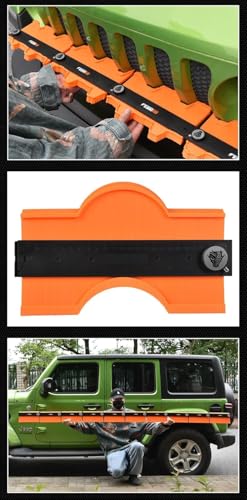 A.D. International Contour Gauge (10'' Lock) Profile Tool Shape Duplicator Tool (10'' Inch Contour Gauge with Lock)