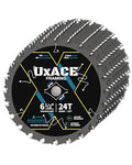 6-1/2-Inch 24-Tooth Circular Saw Blade with 5/8-Inch Arbor, Framing Wood Cutting, Carbide Tip, Thin Kerf, for Plywood, MDF, OSB, Laminated, 10 Pack - size: 6-1/2", 5/8" Arbor, 24T, 10pc