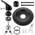Shower Trim Kit Compatible with Delta RP54870, Lever, Matte Black - color: Matte Black