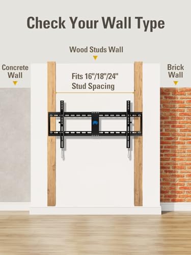 Mounting Dream TV Wall Mount for 42-86 Inch TVs, Tilting TV Mount Bracket - size: For 42"-86" TV
