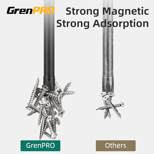 GRENPRO 6" Torx Bit Set 14pc TT7-TT40, S2 Steel Magnetic Screwdriver Bits - size: T7-T40(6"*14pcs)