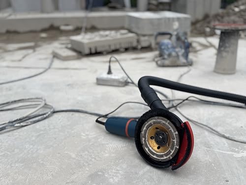 Expert Surface Grinding Dust Shroud for Angle Grinder, Universal 4.5/5-Inch + Diamond grinding cup wheel Dt1701-125D - size: 5 inch Dust Shroud+Diamond grinding cup wheel