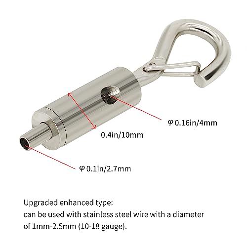Picture Hanging kit,Mirror Hanging kit Adjustable Heavy Duty with Wire Hardware for Frame Mirror: 78 inch *1/16 50LB 6pack - size: 6 Pack