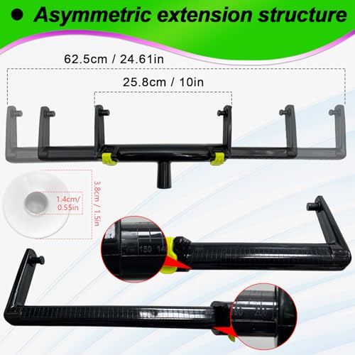 Paint Roller Frame, 9 to 18 Inch Adjustable Paint Roller Handle | Suitable for Large-Scale Painting Projects