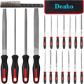 Doaho 19Pcs Metal Hand Files Set for Wood & Metal with Carry Case