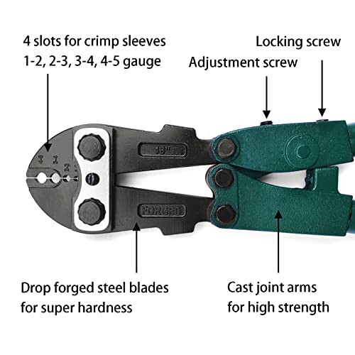 FenceMate 4 Slot Crimping Tool Kit to Join High Tensile Steel Wires/Ropes