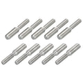 M6x20mm to M10x20mm Double End Threaded Stud Screw Reducing Bolt,304 Stainless Steel Thread Reducer Adapter for Furniture Fastener Welding, Hardware Connectors 10 Pack - size: M6x20mm to M10x20mm