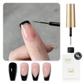 GAOY Black Swirl Gel Nail Polish Art Liner, 12ml Classic Color - color: Classic Black