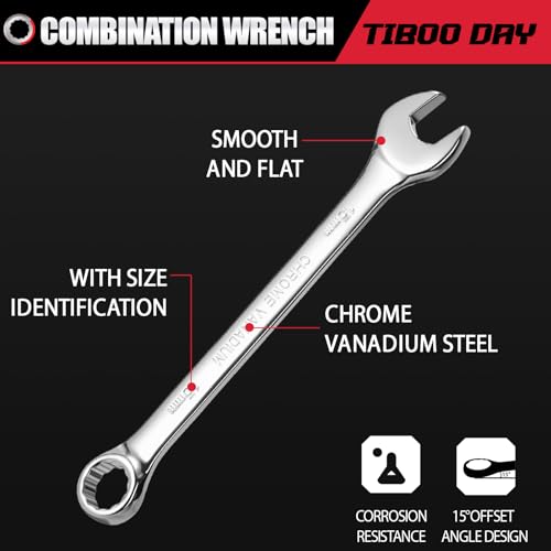 Combination Wrench 8mm Metric Combination Spanner CR-V Steel - size: 8mm