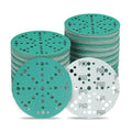 6 Inch 49 Hole Wet Dry P60 Grit Sanding Discs - 50 Pack Box - color: 60 Grit, size: 6 Inch 49 Hole