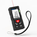 Elitech Laser Tape Measure, 165ft Laser Distance Meter with Bubble Level - style: Standard
