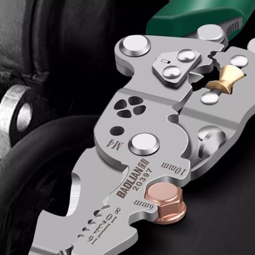Multi Folding Wire Stripper, Electrical Pliers Wire Cutters Crimping Tool