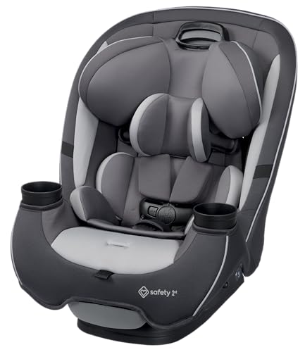 Safety 1st Grow and Go All-in-One Convertible Car Seat, Rear Facing, 5-40 lbs, Forward Facing (30–65 lbs), High Back Booster Seat 40-100 pounds, Iron Frost - color: Iron Frost, style: Original