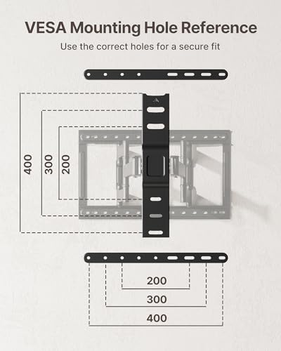 monTEK 1.1-Inch Ultra Slim Full Motion TV Wall Mount for 37-75 Inch TVs - size: 37"-75" Low Profile