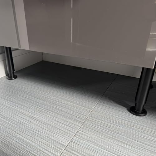 8 PCS Adjustable Metal Furniture Legs 3.15-4.72 Inch, Heavy Duty Replacement Support Legs with Screws for Sofa, Bed,Dining Table, Cabinet Reinforcement