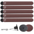 150Pcs 2 inch R-Type Quick Change Aluminum Oxide Surface Conditioning Sanding Discs Set 120 Grit with Adapter & Backing Pad - style: 120 Grit