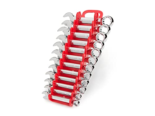 TEKTON Stubby Combination Wrench Set, 12-Piece | WRN01170 - size: 12-Piece (8-19 mm), style: Holder