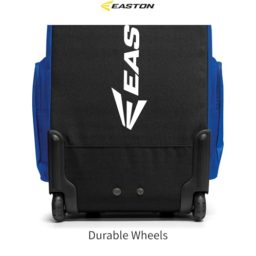Easton | TRAVELER STAND-UP Wheeled Equipment Bag | Baseball & Softball | Multiple Colors - color: Red