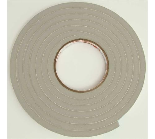 Frost King Vinyl Foam Tape - Closed Cell - Moderate Compression, 3/4" W, 3/16" Thick, 17' L, Grey - size: Pack of 1, style: 3/4"W,3/16"T,17'L,Grey