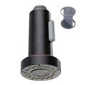 Angle Simple Kitchen Faucet Head Oil Rubbed Bronze, Sprayer Replacement - color: Oil Rubbed Bronze