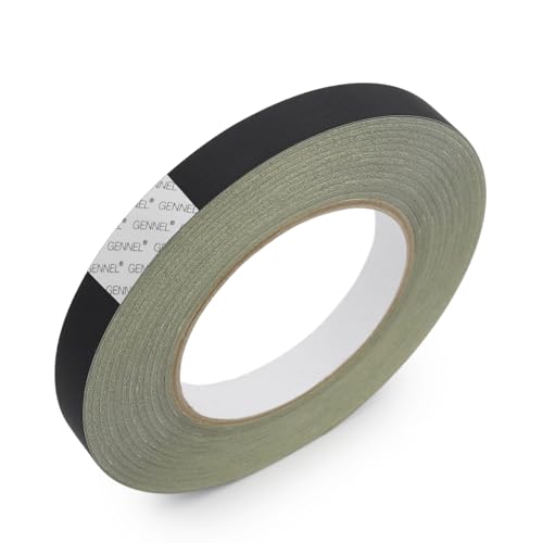 12mm x 30M (0.5in x 100ft) Black Electrical Acetate Fabric Tape - size: 12mm
