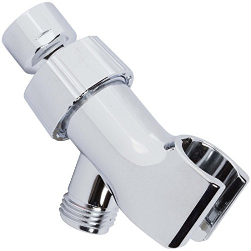 Aqua Elegante Adjustable Shower Arm Bracket - Polished Chrome - color: Polished Chrome