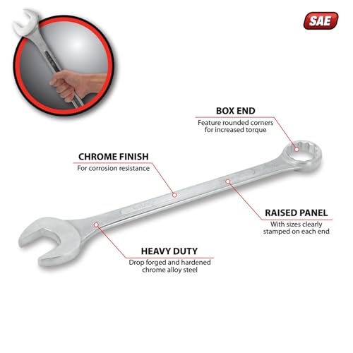 Performance Tool W378B 1-11/16 in. Jumbo Combination Wrench - size: 1-11/16", style: Jumbo Wrench