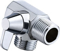 Shower Arm Diverter Valve for Hand Showerhead, Chrome - color: ‎Chrome