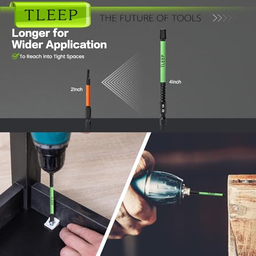 10 x Allen Wrench Drill Bit Set 1/4" Hexagonal Shank 4" Long Impact Wrench Hex Key, Metric Magnetic Tips S2 Steel Hex Bit, Latest Version Black Allen Key with Storage Box - size: B.1.5mm to 8mm