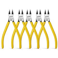 BOOSDEN 6 Inch Flush Cutters, Side Cutting Pliers, Wire Cutters 5 Pack - color: 6''-5 Pack