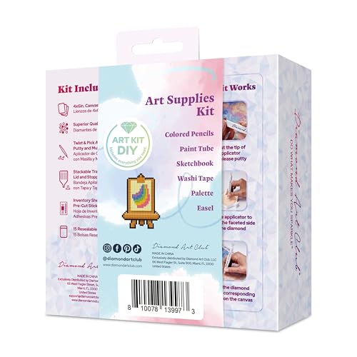 DIAMOND ART CLUB Mini Dazzles - Art Supplies Diamond Art Kits for Adults - color: Art Supplies