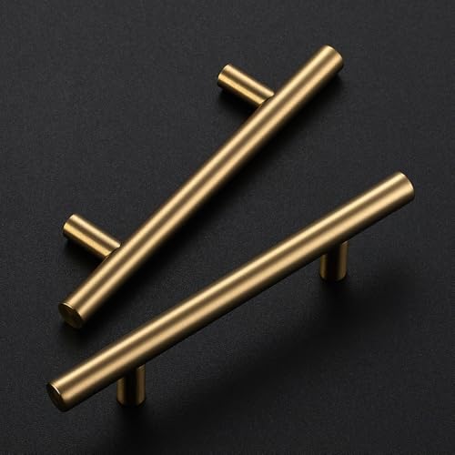 Ravinte Champagne Bronze Cabinet Handles 3-1/2 Inch Hole Center 30 Pack - color: Champagne Bronze, size: 3-1/2 Inch Hole Center