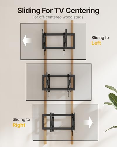 monTEK Heavy Duty Tilting TV Wall Mount Barckt for 37–90" TVs up to 200lbs - size: 37"-90" TV